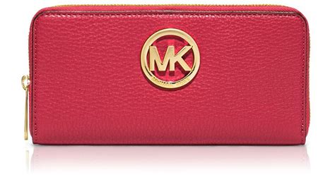 michael kors star continentall wallet|Michael Kors zipper wallet.